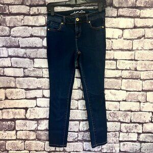 INC Blue Skinny Leg Pants Size 4P